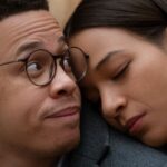 A couple looking at each other with a new, deeper understanding, symbolizing how you'll never see your partner the same way.