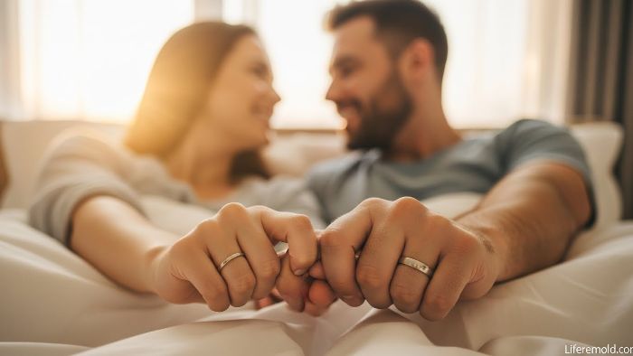 Couple holding hands ready to begin their connection journey tonight