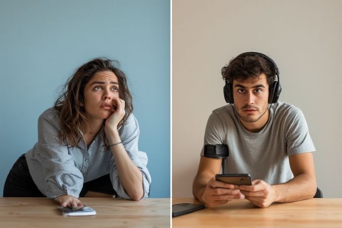 Comparison of active listening and distracted listening behavior in relationships