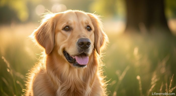 Golden Retriever dog breed showing gentle and loyal family companion characteristics