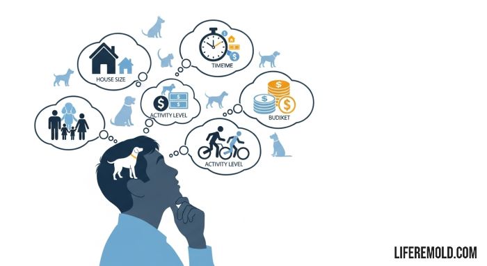 Factors to consider when choosing best dog breeds for your lifestyle