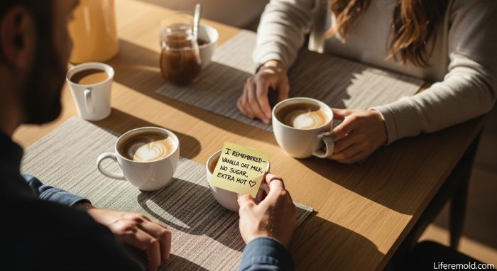 Ways to know if someone loves you silently - remembering small details and preferences