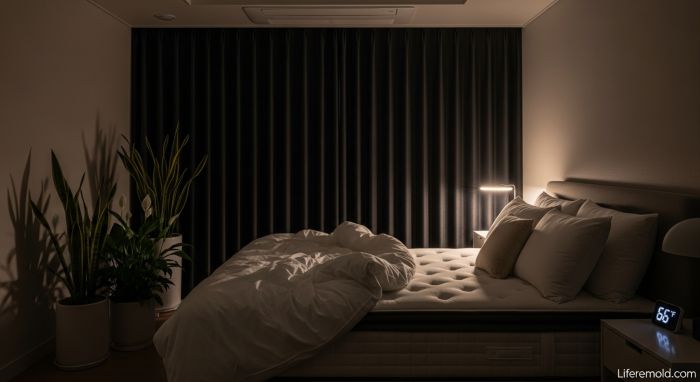 Optimal bedroom setup to prevent morning fatigue and improve sleep quality
