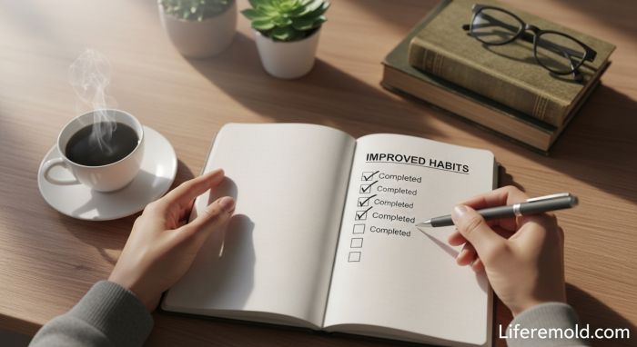 Personal journal tracking improvements in using everyday objects correctly