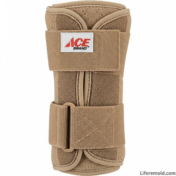 ACE wrist brace with thumb stabilizer for carpal tunnel syndrome