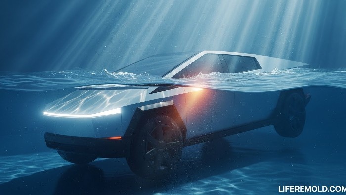 Visual representation of negative equity or being underwater on a car loan.