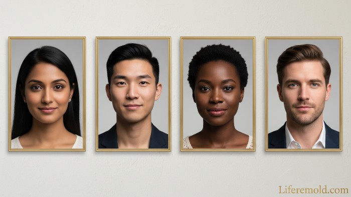 Diverse ethnic rhinoplasty results preserving cultural identity