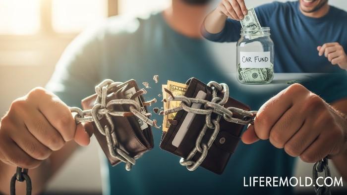 Breaking the chains of bad credit debt and saving money