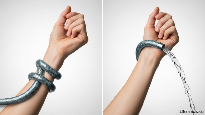 Wrist brace keeps neutral position to reduce carpal tunnel pressure