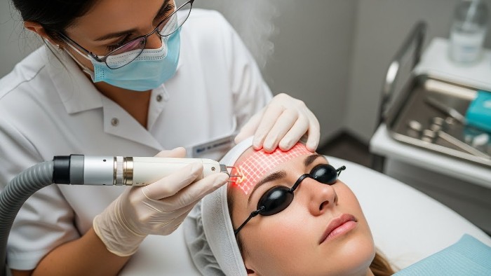 Dark circle removal laser and laser treatment for dark under eye circles procedure