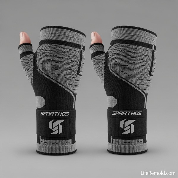 Athletic compression sleeves for carpal tunnel prevention and support