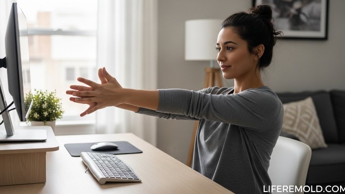 How to do carpal tunnel prevention stretches at your desk