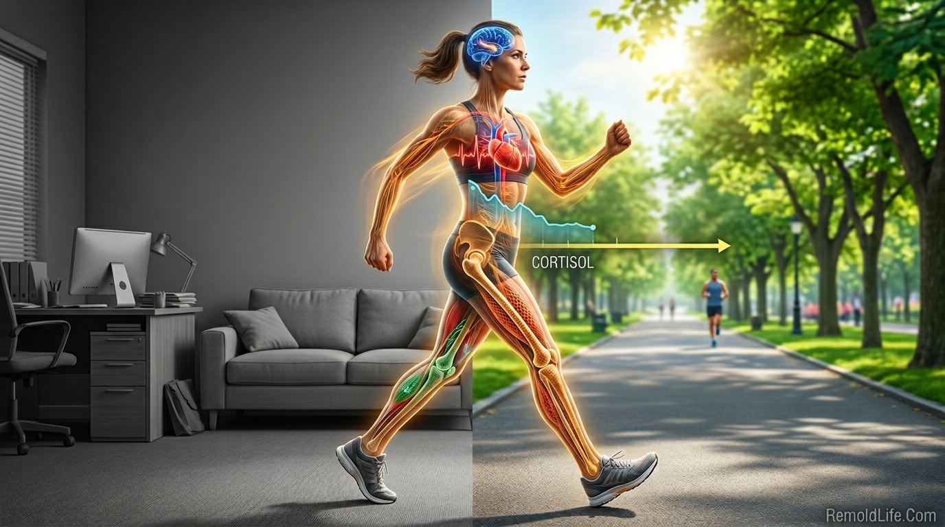 Benefits of walking 30 minutes a day complete guide featured image showing health and longevity research
