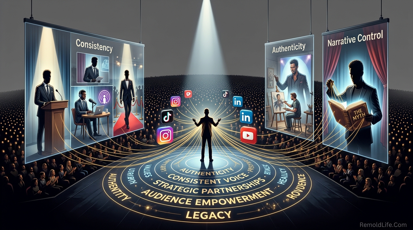 How celebrities build personal brands featured image showing brand identity strategy and audience connection