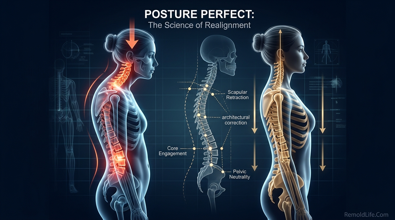 Signs of poor posture and correction complete guide featured image showing alignment and spine health